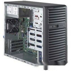 Сервер Supermicro SuperServer Mid-Tower 5039D-i CPU (1) E3-1200v5/ noHS/ no memory (4)/ on board RAID 0/1/5/10/