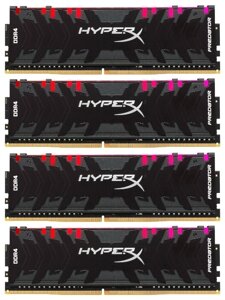 Оперативная память 16 ГБ 4 шт. HyperX Predator RGB HX432C16PB3AK4/64