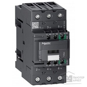 Schneider-electric LC1D65ABNE 3P контактор EVERLINK AC3 440В 65A, катушка УПР. 24-60В AC DC, пружинный зажим