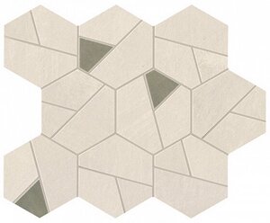 Керамическая мозаика Atlas Concorde A0QN Мозаика Керамогранит BOOST PRO Ivory Mosaico Hex Olive 25х28,5 (м2)