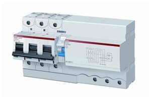 Распределитель в сборе с комбинацией автоматов и УЗО (RCCB/MCB) ABB 2CCB863004R0844