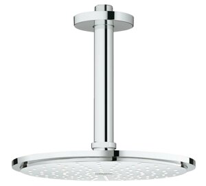 Верхний душ с кронштейном GROHE Rainshower Cosmopolitan Metal, диаметр 210 мм, потолочный кронштейн, хром (26063000)