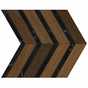 Плитка Atlas Concorde Heartwood Moka Marble Chevron 29,4x28,7 AOYI