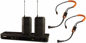 SHURE BLX188E/SM31 M17 662-686 MHz двухканальная радиосистема с двумя головными микрофонами SM31FH