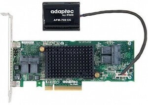 Adaptec RAID 81605Z SGL (Hybrid RAID 1, 10 RAID 0, 1, 10, 1E, 5, 6, 50 and 60, 16 ports int (4 SFF8643) , 1024 Cache,