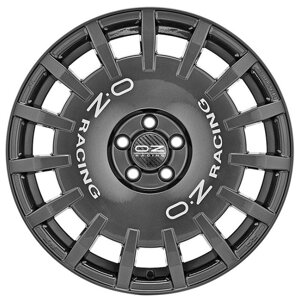 Колесный диск OZ Racing Rally Racing 8x17/5x112 D75 ET35 Dark Graphite + Silver Lettering