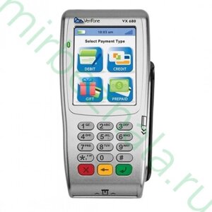 POS-терминал VeriFone VX 680 CTLS GPRS (мобильный, подключение через SIM-карту, бесконтактный считыватель)