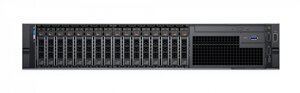 Сервер 2U DELL PowerEdge R740 Intel Xeon Silver-4210(2.2GHz) 13.75MB 16GB DDR4-2933 RDIMM 16-2.5quot; SAS iDRAC