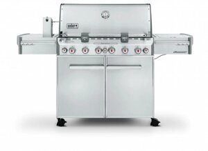 Гриль газовый Weber Summit S-670, GBS, нержавеющая сталь. WEBER