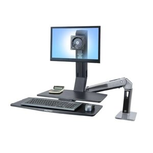 Рабочее место Ergotron 24-317-026, WorkFit-A Single LD with Worksurface