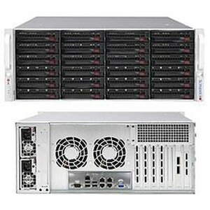 Платформа системного блока SSG-6049P-E1CR24H 4U Rackmount 846BE1C-R1K23B SAS3 (12Gbps) via Broadcom 3108 AOC HW RAID