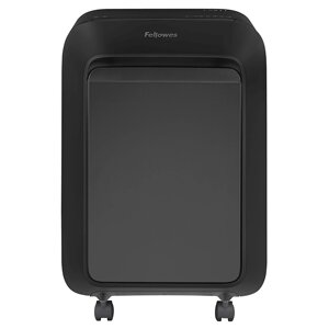 Уничтожитель документов FELLOWES Powershred LX211, черный, DIN P-5, 2х12 мм, 15 листов, 23 литров, Jam Proof, SafeSense