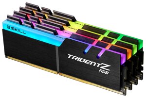 Оперативная память 16 ГБ 4 шт. G. SKILL Trident Z RGB F4-3600C16Q-64GTZRC