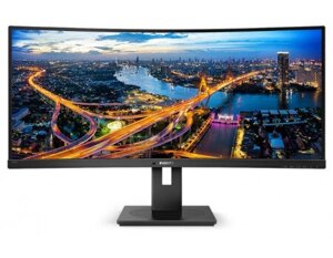 Монитор 34quot; Philips 346B1C, UWQHD, VA, Curved, 2xHDMI, DP, 1xUSB Type-C, 4xUSB 3.2, Черный 346B1C/00