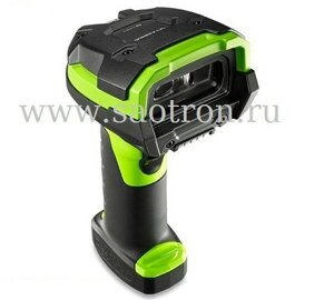 Сканер штрих-кода zebra ds3608 kit: usb (2d, high density imager, ip67, green, в комплекте кабель usb)