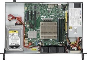 Серверная платформа Supermicro Server Platform 1U SYS-5019S-L Single H4 (LGA 1151) , 1x 3.5quot; Fixed drive bay or 2x