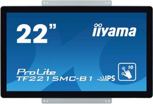 Монитор Iiyama 21.5quot; ProLite TF2215MC-B1 черный IPS LED 14ms 16:9 HDMI матовая 250cd 178гр/178гр 1920x1080 D-Sub