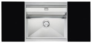 Врезная кухонная мойка smeg VQMX60N2 57х50см нержавеющая сталь