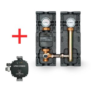 Насосная группа Meibes Насосная группа V-MK со смесителем DN 25 (1quot;), с насосом Grundfos UPM3 Hybrid 25-70, подача