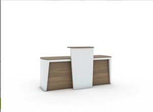 MODERN OFFICE FURNITURE MRW-LOFT-LANT-02 белый-коричневый