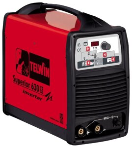 Сварочный аппарат Telwin Superior 630 CE VRD 400V (TIG, MIG/MAG, MMA)