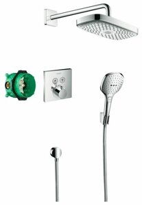 Верхний душ встраиваемый hansgrohe Raindance Select E 27296000 хром