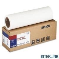 Бумага Epson C13S042336 Художественная бумага для плоттера фактурная, рулон B0+ 60quot; 1524 мм x 15 м, 300 г/м2, Fine