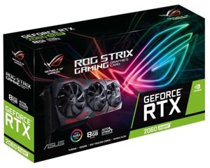 Видеокарта ASUS ROG GeForce RTX 2060 SUPER 1650MHz PCI-E 3.0 8192MB 14000MHz 256 bit 2xDisplayPort 2xHDMI HDCP STRIX