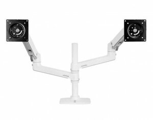 Двойное настольное крепление Ergotron LX Dual Stacking Arm 45-492-216, белый