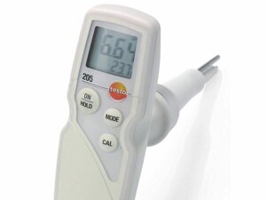 Testo Testo 205 Портативный pH-метр с электродом, устойчивым к загрязнениям 0563 2051