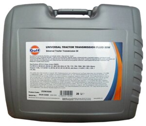 Трансмиссионное масло Gulf Universal Tractor Transmission Fluid 80W