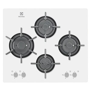 Варочная панель ELECTROLUX EGT96647LW, независимая, белый