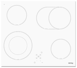 Электрическая варочная панель Korting HK 62051 BW