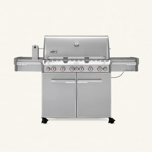 Газовый гриль Weber Summit S-670 GBS нержавеющая сталь 7370075