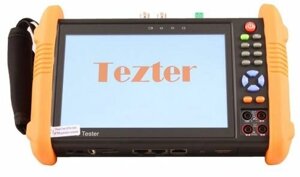 Тестер Tezter TIP-H-M-7 универсальный AHD/CVI/TVI/CVBS и IP-видеосистем. (Базовая модель + мультиметр). Возможности: