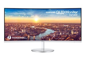 Монитор Samsung C34J791WTI, 34quot;, изогнутый, белый