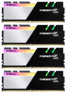 Оперативная память 16 ГБ 4 шт. G. SKILL Trident Z Neo F4-3600C18Q-64GTZN