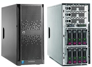 Сервер HP Proliant ML150 Gen9, 1(up2)x E5-2620v4 8C 2.1GHz, 1x16GB-R DDR4-2400T, H240/ZM (RAID 1+0/5/5+0) noHDD (8/16