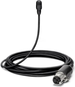 SHURE TL47B/O-MTQG-A Петличный всенаправленный мирофон TwinPlex, естественная передача звука, низкая чувствительность,