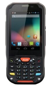 Терминал сбора данных Point Mobile PM60, WiFi, BT, 2D Imager, Android 4.2, 512Мб/1Гб, VGA, 3G, GPS, 5MP, 4000mAh, 27