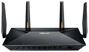 Роутер ASUS BRT-AC828 Wi-Fi 802.11a/b/g/n/ac, 2534 Мбит/с, 2xWAN, 8xLAN 1000 Мбит/сек, 2xUSB 3.0, с поддержкой 3G/4G