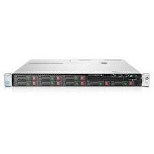 Сервер HP Proliant DL360 Gen9, 1(up2)x E5-2603v3 6C 1.6 GHz, DDR4-2133 1x8GB-R, H240/ZM (RAID 1+0/5/5+0) 2x300GB 10K