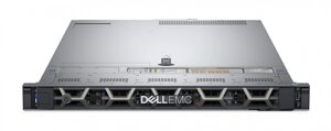 Сервер 1U DELL PowerEdge R640 Intel Xeon Gold-4214(2.2GHz) 16.5MB 16GB DDR4-2933 RDIMM 8-2.5quot; SAS iDRAC Enterprise