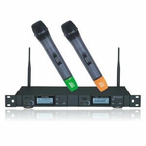 DVON LX-7070U (HH) радиосистема UHF, 2 ручных микрофона