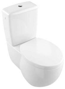 Унитаз с бачком напольный Villeroy Boch Aveo new generation 661410R1 с горизонтальным выпуском