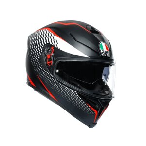 Мотошлем AGV K-5 S thunder matt black/white/red L