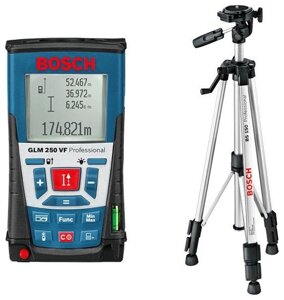 Лазерный дальномер BOSCH GLM 250 VF + BS 150 Professional