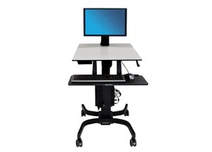 Мобильная стойка Мобильное рабочее место для монитора до 24quot; Ergotron WorkFit-C Single LD Sit-Stand Workstation