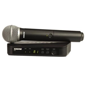 Радиосистемы с ручным микрофоном Shure BLX24RE/PG58 M17 662-686 MHz