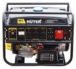 Бензиновый генератор Huter DY8000LX-3 (6500 Вт)